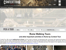 Tablet Screenshot of contexttour.com